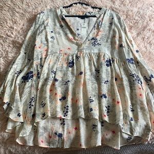 Anthropologie Floral Shirt